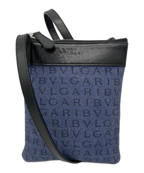 BVLGARI（ブルガリ）BVLGARI (ブルガリ) ショルダーバッグ ブルーの古着・服飾アイテム