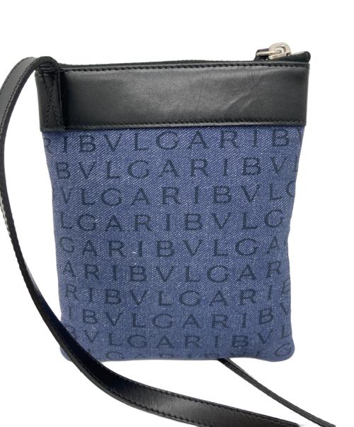 BVLGARI（ブルガリ）BVLGARI (ブルガリ) ショルダーバッグ ブルーの古着・服飾アイテム