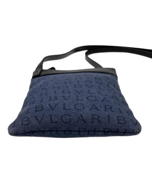 BVLGARI（ブルガリ）BVLGARI (ブルガリ) ショルダーバッグ ブルーの古着・服飾アイテム