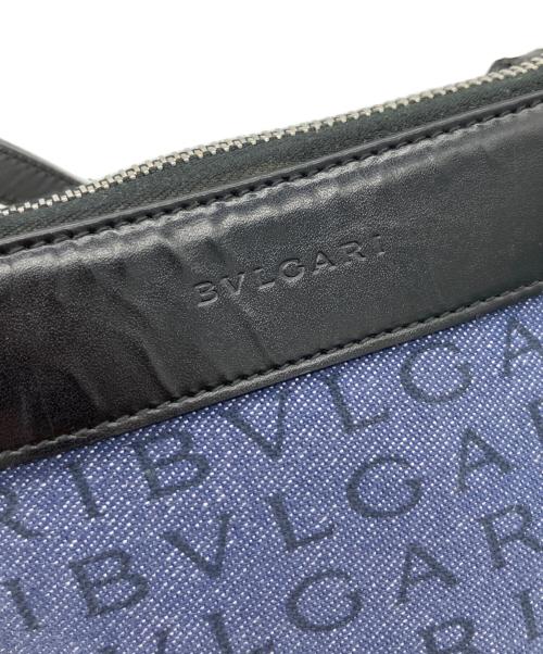 BVLGARI（ブルガリ）BVLGARI (ブルガリ) ショルダーバッグ ブルーの古着・服飾アイテム