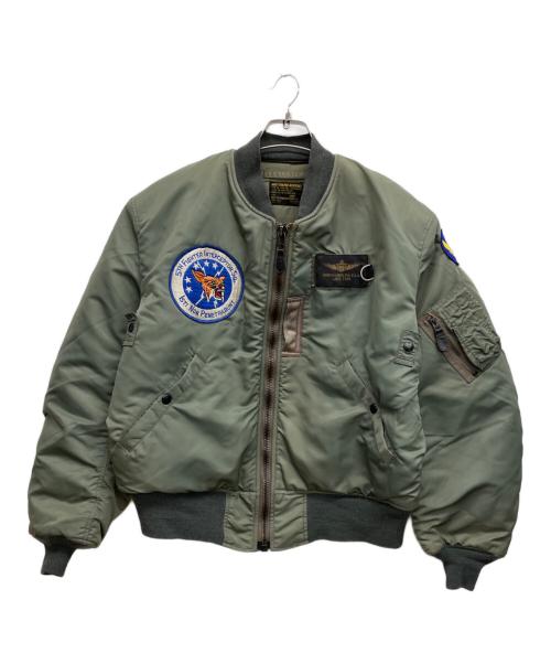 BUZZ RICKSON'S（バズリクソンズ）Buzz Rickson's (バズリクソンズ) フライトジャケット グリーン サイズ:LARGEの古着・服飾アイテム