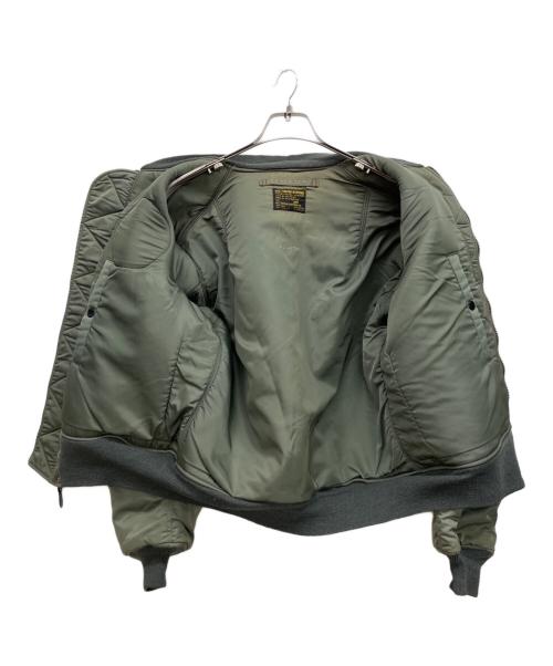 BUZZ RICKSON'S（バズリクソンズ）Buzz Rickson's (バズリクソンズ) フライトジャケット グリーン サイズ:LARGEの古着・服飾アイテム