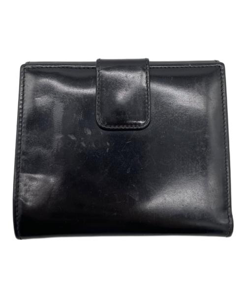 GUCCI（グッチ）GUCCI (グッチ) 3つ折り財布 ブラックの古着・服飾アイテム