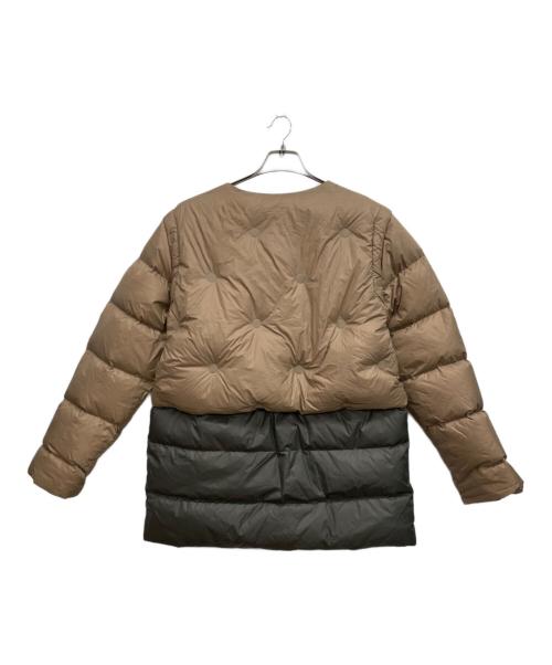 URBAN RESEARCH（アーバンリサーチ）URBAN RESEARCH (アーバンリサーチ) Customize GreenDown Jacket　ダウンジャケット ブラウン×グリーン サイズ:Oneの古着・服飾アイテム