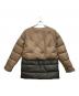 URBAN RESEARCH (アーバンリサーチ) Customize GreenDown Jacket　ダウンジャケット ブラウン×グリーン サイズ:One：9000円