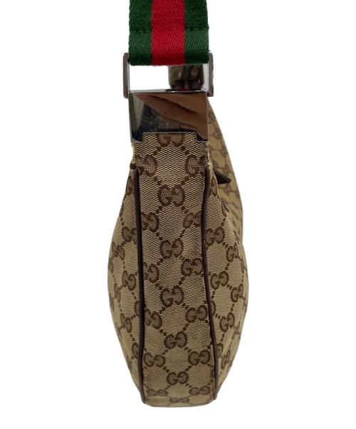GUCCI（グッチ）GUCCI (グッチ) GG　キャンバス　ショルダーバッグ ブラウンの古着・服飾アイテム