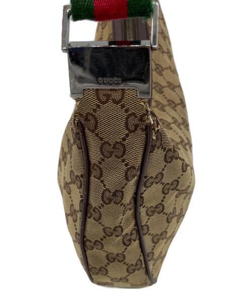 GUCCI（グッチ）GUCCI (グッチ) GG　キャンバス　ショルダーバッグ ブラウンの古着・服飾アイテム