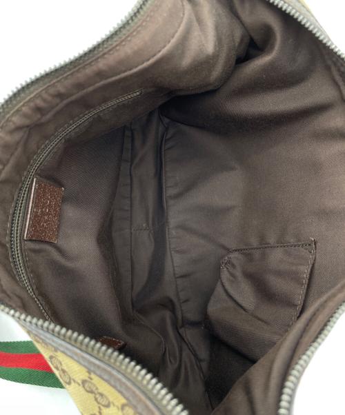 GUCCI（グッチ）GUCCI (グッチ) GG　キャンバス　ショルダーバッグ ブラウンの古着・服飾アイテム