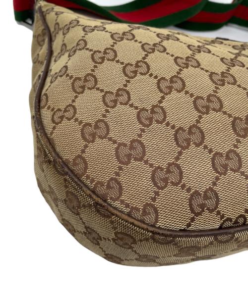GUCCI（グッチ）GUCCI (グッチ) GG　キャンバス　ショルダーバッグ ブラウンの古着・服飾アイテム