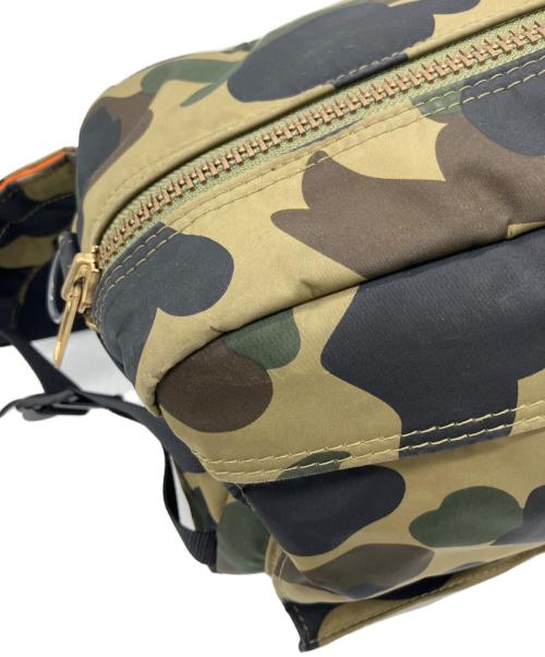 PORTER（ポーター）PORTER (ポーター) A BATHING APE (アベイシングエイプ) ショルダーバッグ グリーンの古着・服飾アイテム