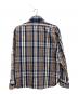 WAREHOUSE (ウエアハウス) 長袖シャツ ネイビー×ベージュ サイズ:MEDIUM：5000円