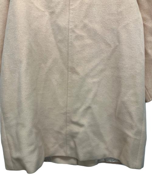 MaxMara（マックスマーラ）MaxMara (マックスマーラ) ノーカラーコート ピンク サイズ:J 44の古着・服飾アイテム
