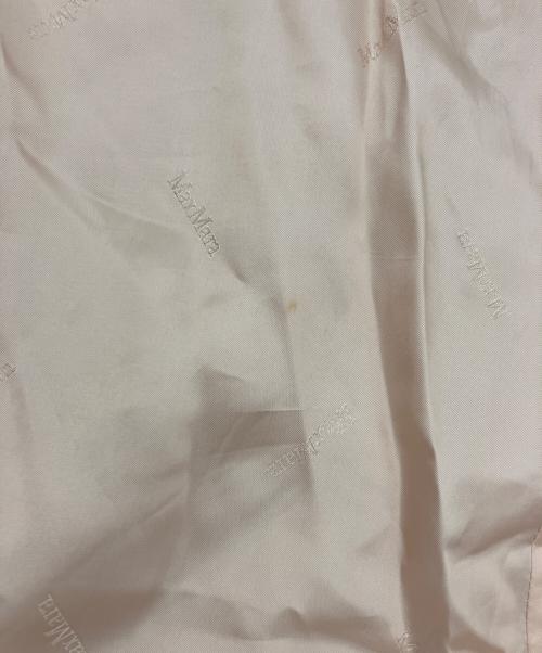 MaxMara（マックスマーラ）MaxMara (マックスマーラ) ノーカラーコート ピンク サイズ:J 44の古着・服飾アイテム