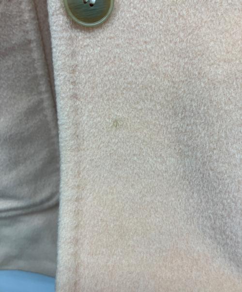 MaxMara（マックスマーラ）MaxMara (マックスマーラ) ノーカラーコート ピンク サイズ:J 44の古着・服飾アイテム