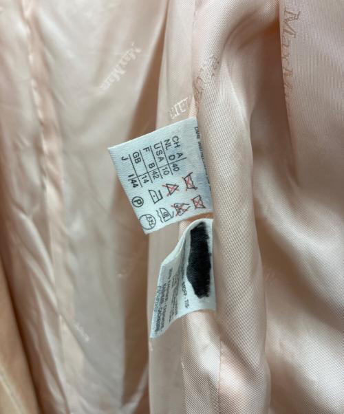 MaxMara（マックスマーラ）MaxMara (マックスマーラ) ノーカラーコート ピンク サイズ:J 44の古着・服飾アイテム