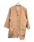 MaxMara（マックスマーラ）の古着「ノーカラーコート」｜ピンク