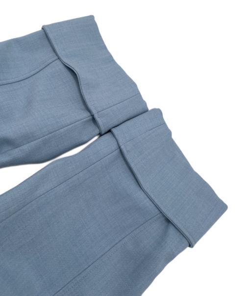 Spick and Span（スピック＆スパン）Spick and Span (スピック＆スパン) ノーカラーコート ブルー サイズ:38の古着・服飾アイテム