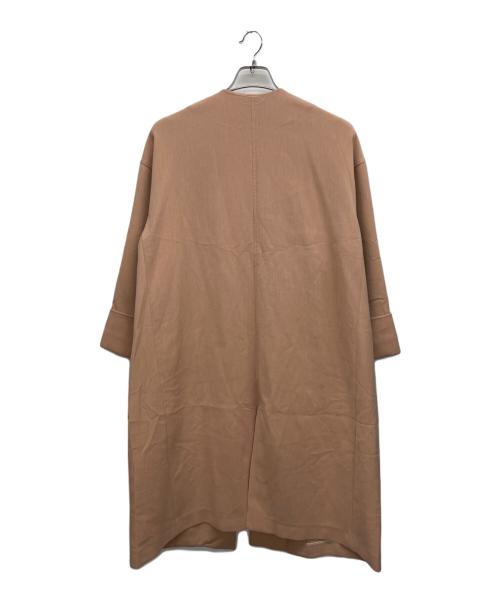 Spick and Span（スピック＆スパン）Spick and Span (スピック＆スパン) ノーカラーコート オレンジ サイズ:38の古着・服飾アイテム