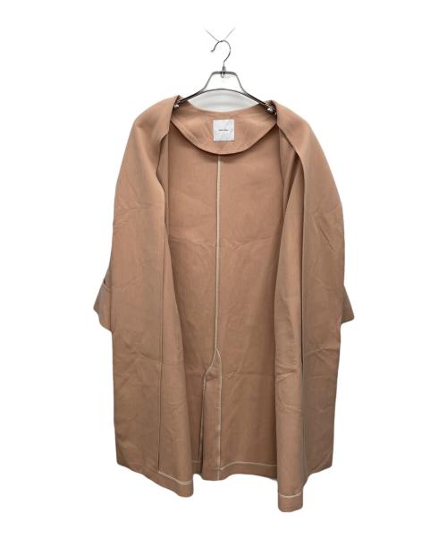 Spick and Span（スピック＆スパン）Spick and Span (スピック＆スパン) ノーカラーコート オレンジ サイズ:38の古着・服飾アイテム