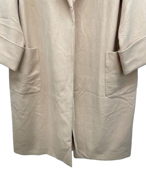 Spick and Span（スピック＆スパン）Spick and Span (スピック＆スパン) ノーカラーコート オレンジ サイズ:38の古着・服飾アイテム