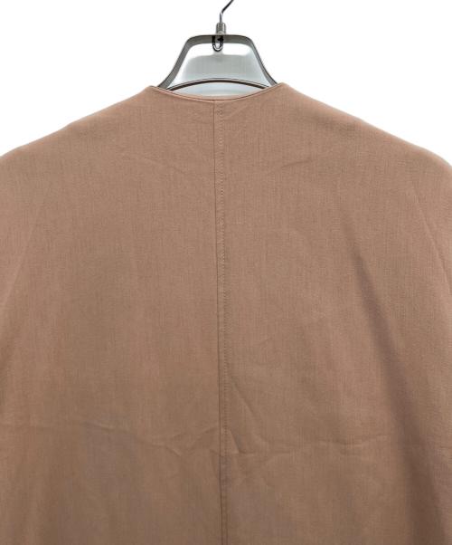 Spick and Span（スピック＆スパン）Spick and Span (スピック＆スパン) ノーカラーコート オレンジ サイズ:38の古着・服飾アイテム