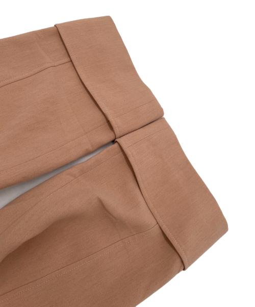 Spick and Span（スピック＆スパン）Spick and Span (スピック＆スパン) ノーカラーコート オレンジ サイズ:38の古着・服飾アイテム
