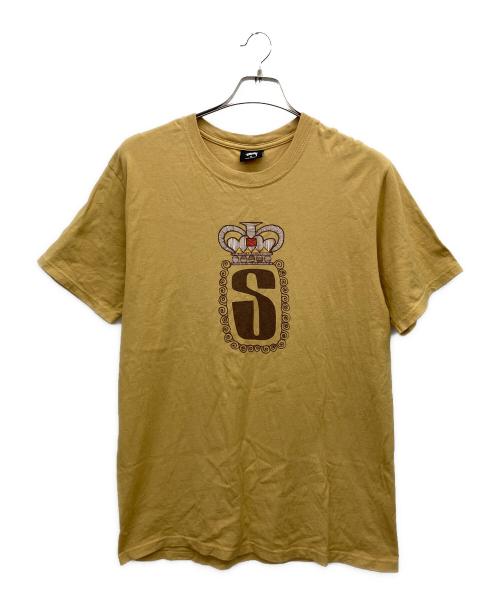 stussy（ステューシー）stussy (ステューシー) 半袖カットソー イエロー サイズ:Mの古着・服飾アイテム