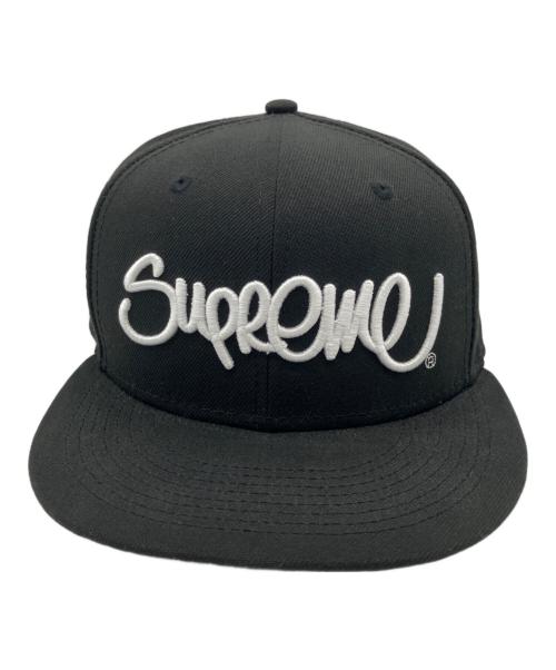 New Era（ニューエラ）New Era (ニューエラ) Supreme (シュプリーム) キャップ ブラックの古着・服飾アイテム