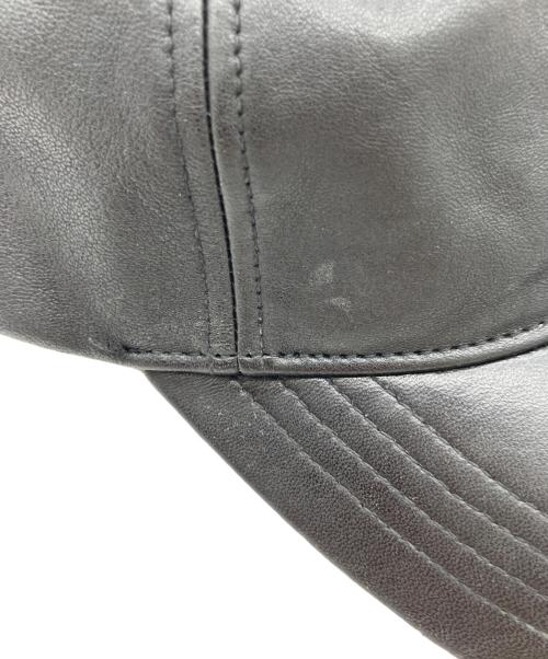 Aime Leon Dore（エメレオンドレ）Aime Leon Dore (エメレオンドレ) レザーキャップ ブラックの古着・服飾アイテム