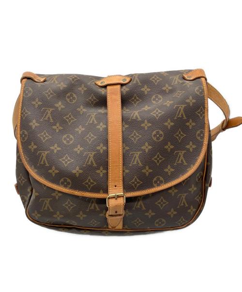 LOUIS VUITTON（ルイ ヴィトン）LOUIS VUITTON (ルイ ヴィトン) モノグラム　ソミュール35　ショルダーバッグ ブラウンの古着・服飾アイテム
