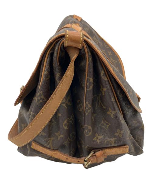 LOUIS VUITTON（ルイ ヴィトン）LOUIS VUITTON (ルイ ヴィトン) モノグラム　ソミュール35　ショルダーバッグ ブラウンの古着・服飾アイテム