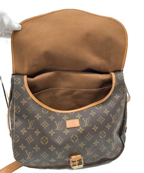LOUIS VUITTON（ルイ ヴィトン）LOUIS VUITTON (ルイ ヴィトン) モノグラム　ソミュール35　ショルダーバッグ ブラウンの古着・服飾アイテム