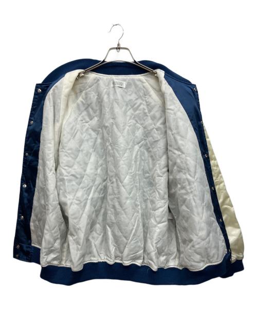 BOSS（ボス）BOSS (ボス) スカジャン ホワイト×ネイビー サイズ:サイズ表記無しの古着・服飾アイテム
