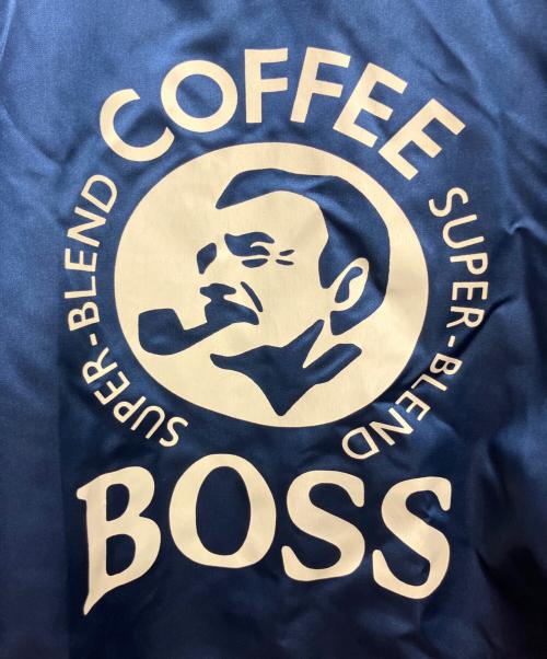 BOSS（ボス）BOSS (ボス) スカジャン ホワイト×ネイビー サイズ:サイズ表記無しの古着・服飾アイテム