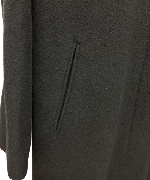 Calvin Klein（カルバンクライン）Calvin Klein (カルバンクライン) カシミヤ混コート ブラック サイズ:4の古着・服飾アイテム