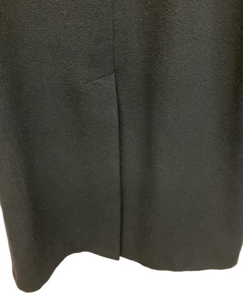 Calvin Klein（カルバンクライン）Calvin Klein (カルバンクライン) カシミヤ混コート ブラック サイズ:4の古着・服飾アイテム