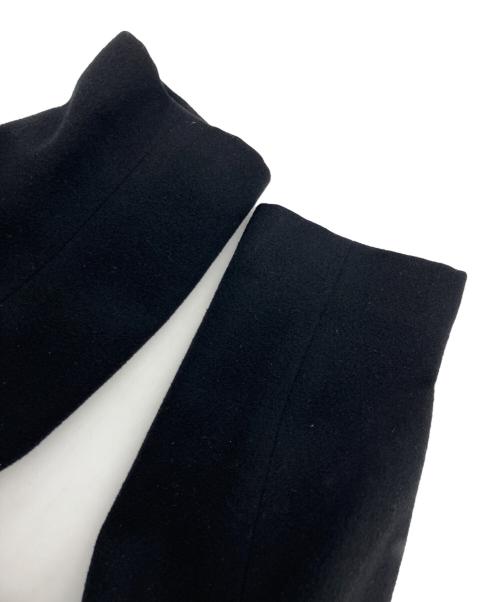 Calvin Klein（カルバンクライン）Calvin Klein (カルバンクライン) カシミヤ混コート ブラック サイズ:4の古着・服飾アイテム