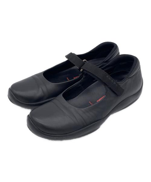 PRADA SPORTS（プラダスポーツ）PRADA SPORTS (プラダスポーツ) フラットパンプス ブラック サイズ:36の古着・服飾アイテム