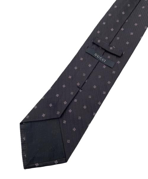 GUCCI（グッチ）GUCCI (グッチ) ネクタイ ブラック サイズ:サイズ表記無しの古着・服飾アイテム