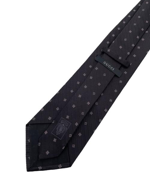GUCCI（グッチ）GUCCI (グッチ) ネクタイ ブラック サイズ:サイズ表記無しの古着・服飾アイテム