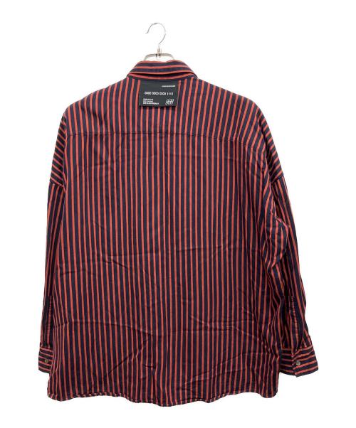 SHAREEF（シャリーフ）SHAREEF (シャリーフ) 長袖シャツ オレンジ×ネイビー サイズ:3の古着・服飾アイテム