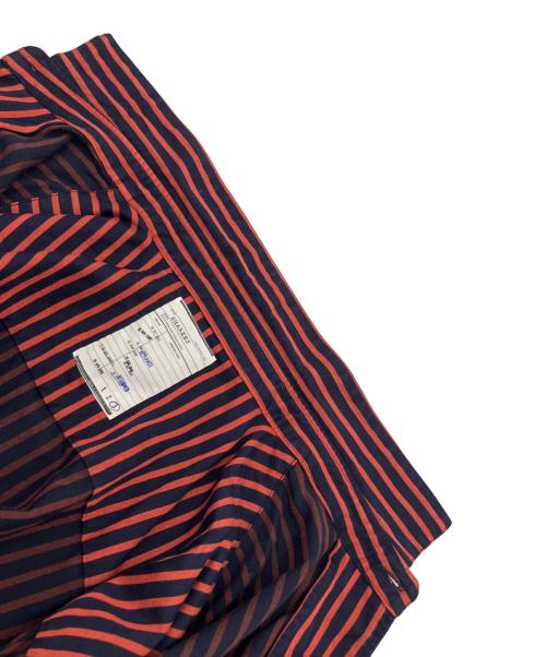 SHAREEF（シャリーフ）SHAREEF (シャリーフ) 長袖シャツ オレンジ×ネイビー サイズ:3の古着・服飾アイテム