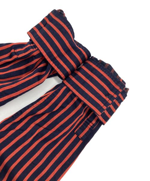 SHAREEF（シャリーフ）SHAREEF (シャリーフ) 長袖シャツ オレンジ×ネイビー サイズ:3の古着・服飾アイテム