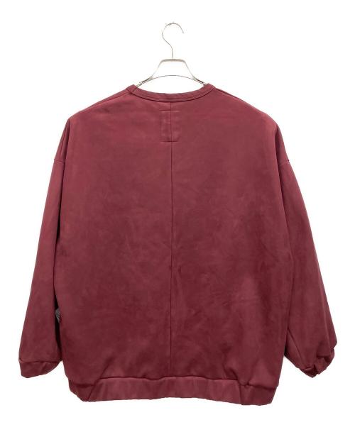 SHAREEF（シャリーフ）SHAREEF (シャリーフ) スウェードライクスウェット ボルドー サイズ:2の古着・服飾アイテム
