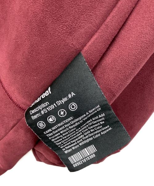 SHAREEF（シャリーフ）SHAREEF (シャリーフ) スウェードライクスウェット ボルドー サイズ:2の古着・服飾アイテム