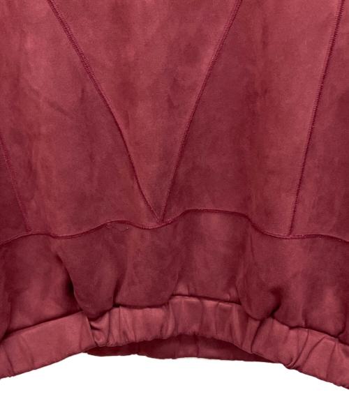 SHAREEF（シャリーフ）SHAREEF (シャリーフ) スウェードライクスウェット ボルドー サイズ:2の古着・服飾アイテム