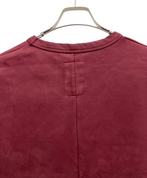 SHAREEF（シャリーフ）SHAREEF (シャリーフ) スウェードライクスウェット ボルドー サイズ:2の古着・服飾アイテム
