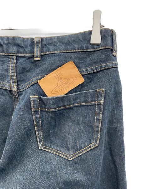 Vivienne Westwood RED LABEL（ヴィヴィアンウエストウッドレッドレーベル）Vivienne Westwood RED LABEL (ヴィヴィアンウエストウッドレッドレーベル) デニムパンツ インディゴ サイズ:3の古着・服飾アイテム