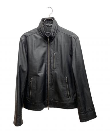 SCHAFFENの革ジャケット 中古・古着通販】SCHAFFEN (シャッフェン) レザージャケット ブラック