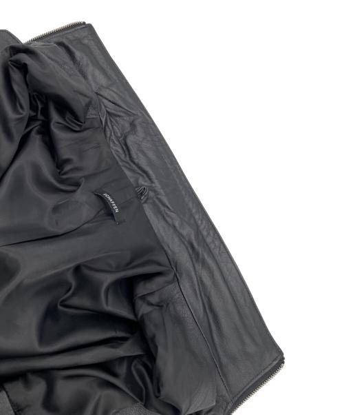 SCHAFFEN（シャッフェン）SCHAFFEN (シャッフェン) レザージャケット ブラック サイズ:4の古着・服飾アイテム